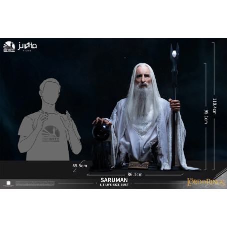 INFINITY STUDIO - SARUMAN - Busto 1/1 del Signore degli Anelli - Saruman