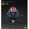 JoyToy - Space Marines II - Ultramarines Elmetto MkX del tenente Titus - espositore-11