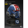 JoyToy - Space Marines II - Ultramarines Elmetto MkX del tenente Titus - espositore-11