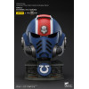 JoyToy - Space Marines II - Ultramarines Elmetto MkX del tenente Titus - espositore-11