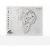 ECC Elite Creature Collectibles - Jurassic Park Mappa topografica di Isla Nublar