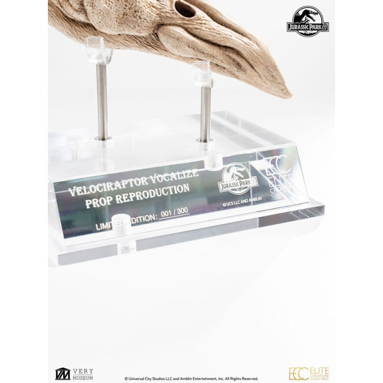 ECC Creature da collezione d'élite - Jurassic Park 3 Velociraptor Camera di Risonanza 1/1