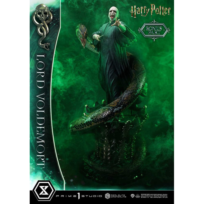 Prime 1 Studio - Statuetta Harry Potter Real Elite Masterline Series 1/4 Lord Voldemort Versione Bonus