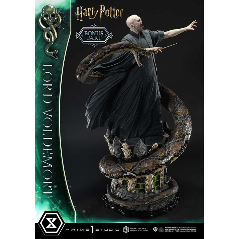 Prime 1 Studio - Statuetta Harry Potter Real Elite Masterline Series 1/4 Lord Voldemort Versione Bonus