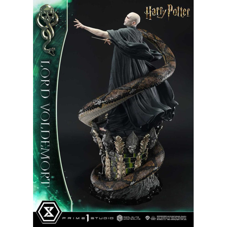 Prime 1 Studio - Statuetta Harry Potter Real Elite Masterline Series 1/4 Lord Voldemort Versione Bonus