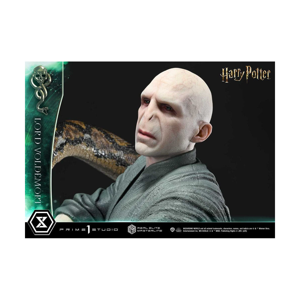 Prime 1 Studio - Statuetta Harry Potter Real Elite Masterline Series 1/4 Lord Voldemort Versione Bonus