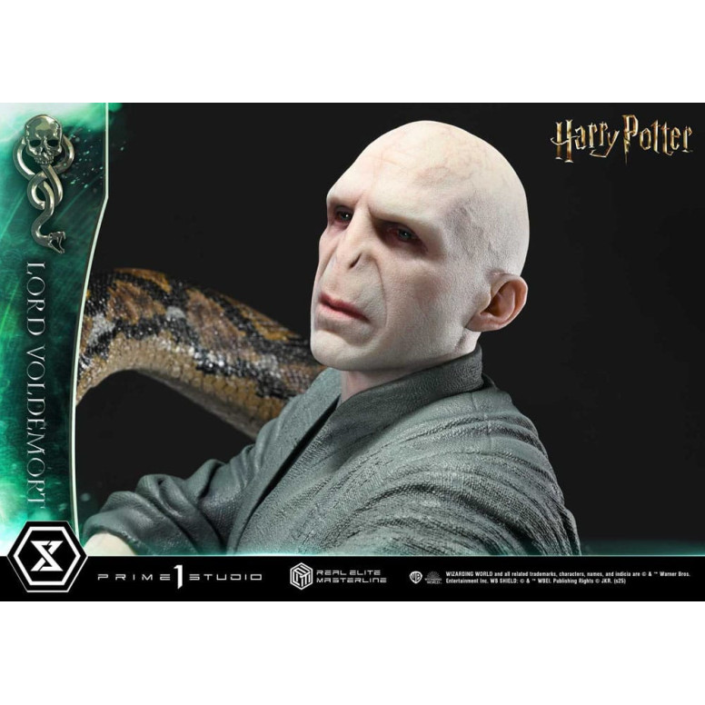 Prime 1 Studio - Statuetta Harry Potter Real Elite Masterline Series 1/4 Lord Voldemort Versione Bonus