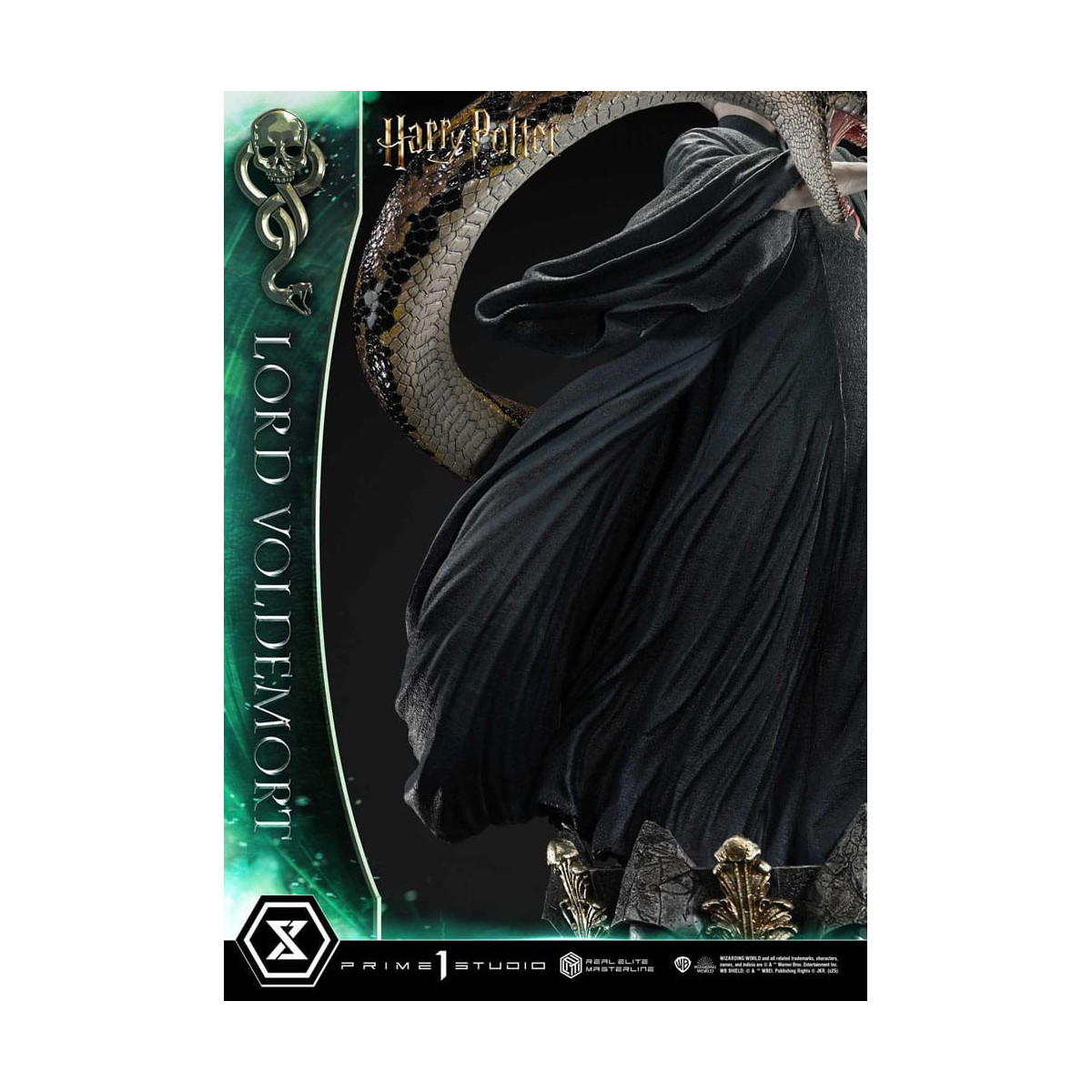 Prime 1 Studio - Statuetta Harry Potter Real Elite Masterline Series 1/4 Lord Voldemort Versione Bonus