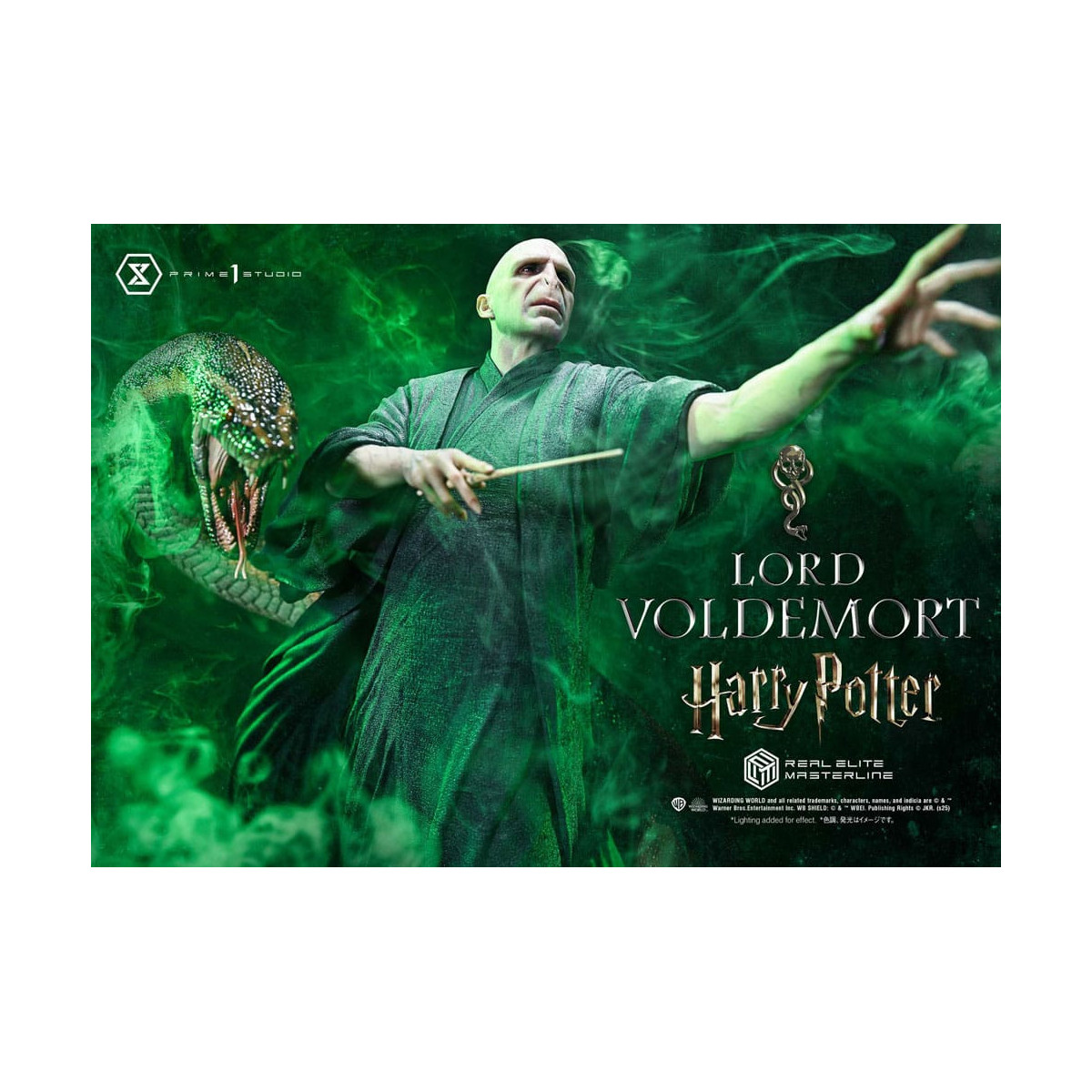 Prime 1 Studio - Statuetta Harry Potter Real Elite Masterline Series 1/4 Lord Voldemort Versione Bonus