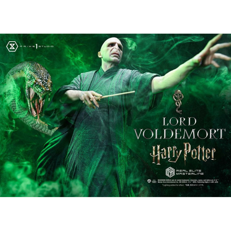 Prime 1 Studio - Statuetta Harry Potter Real Elite Masterline Series 1/4 Lord Voldemort Versione Bonus