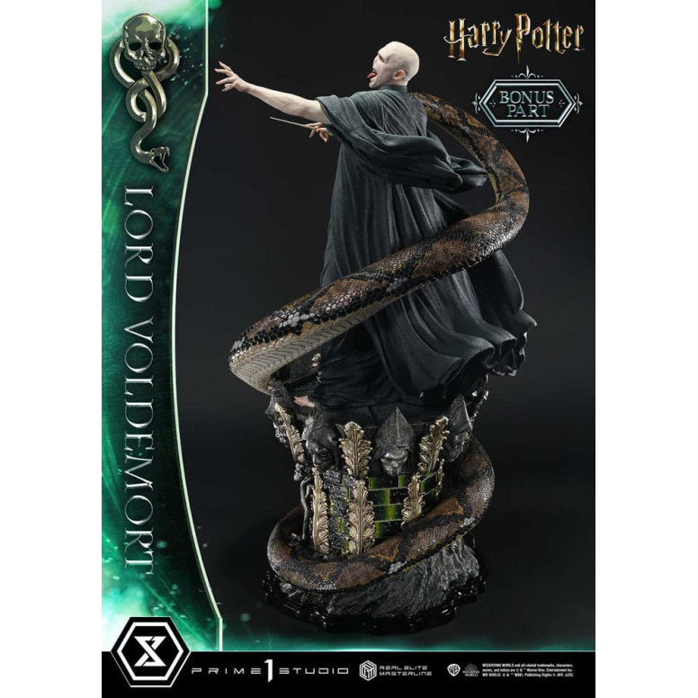 Prime 1 Studio - Statuetta Harry Potter Real Elite Masterline Series 1/4 Lord Voldemort Versione Bonus