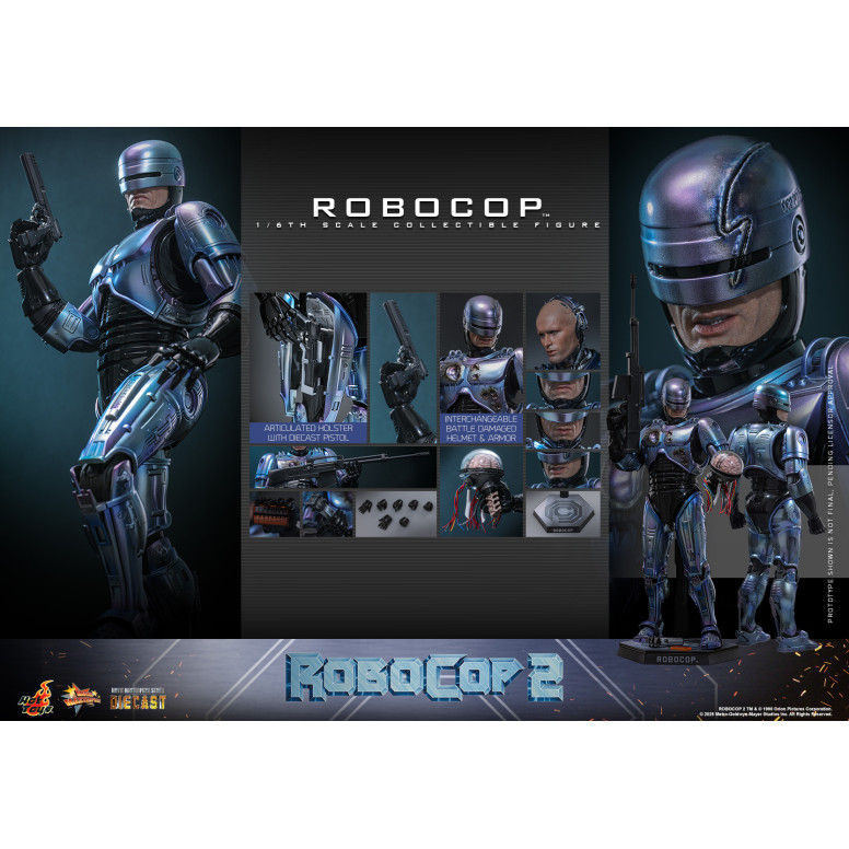 Hot Toys - RoboCop 2 Movie Masterpiece figura d'azione 1/6