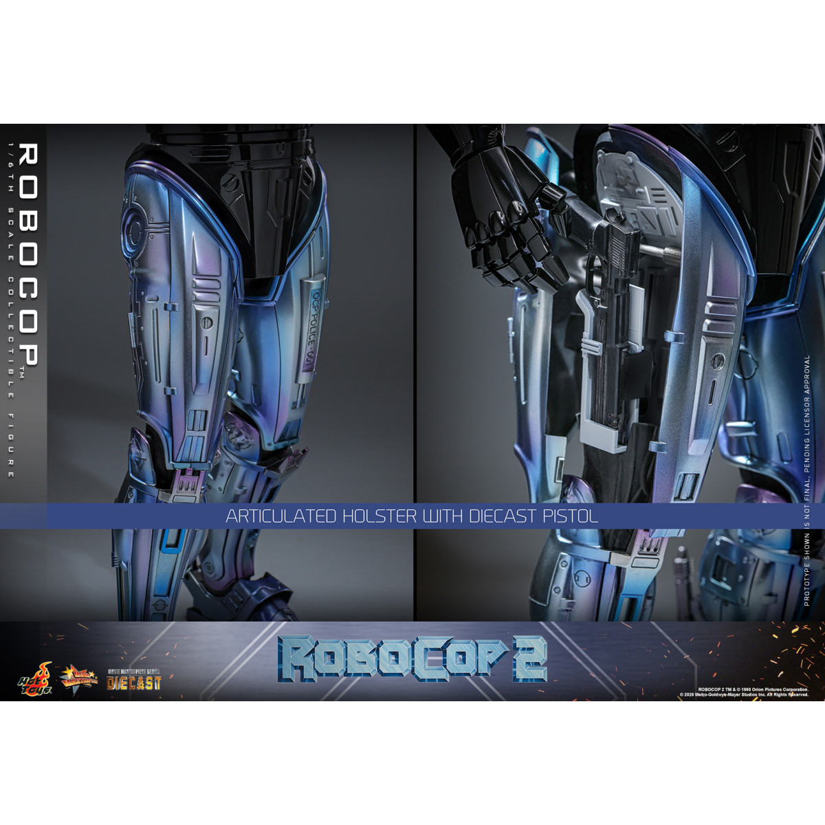 Hot Toys - RoboCop 2 Movie Masterpiece figura d'azione 1/6