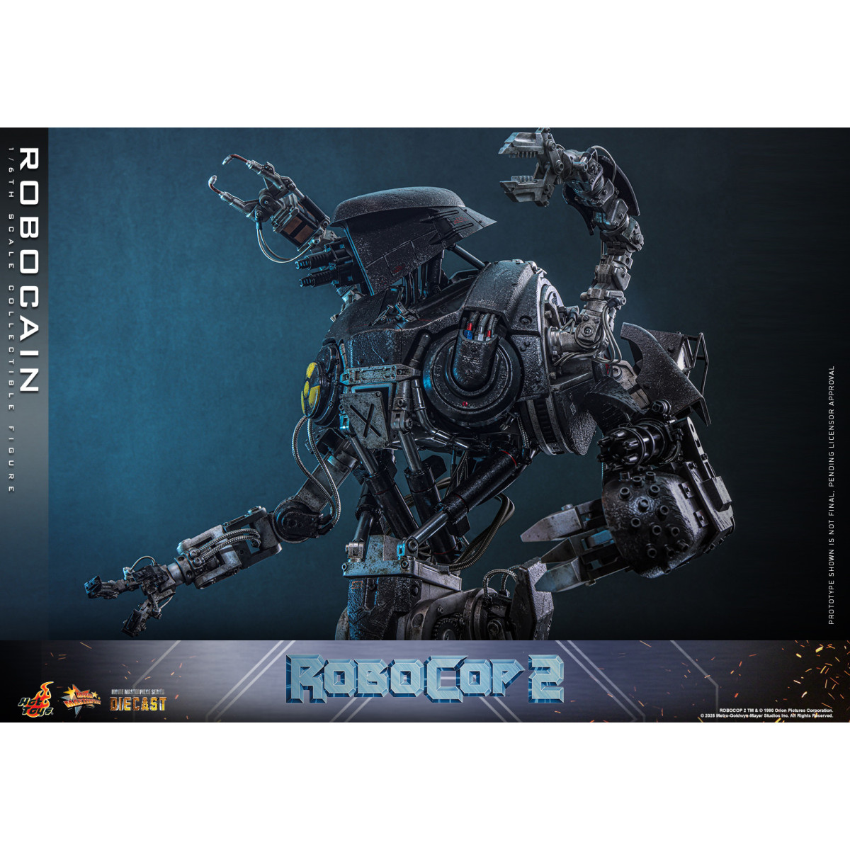 Hot Toys - RoboCop 2 - RoboCain Movie Masterpiece action figure 1/6