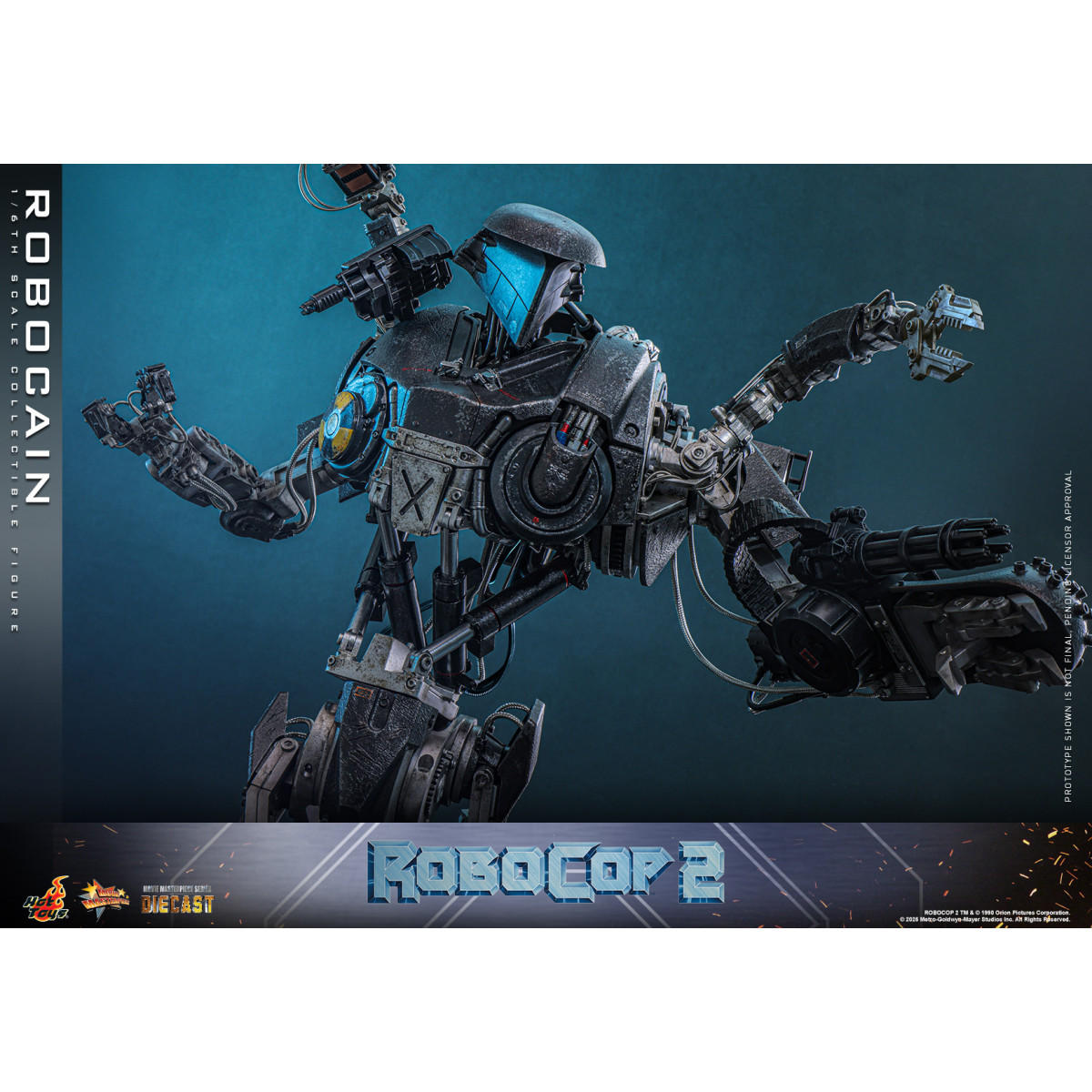 Hot Toys - RoboCop 2 - RoboCain Movie Masterpiece action figure 1/6