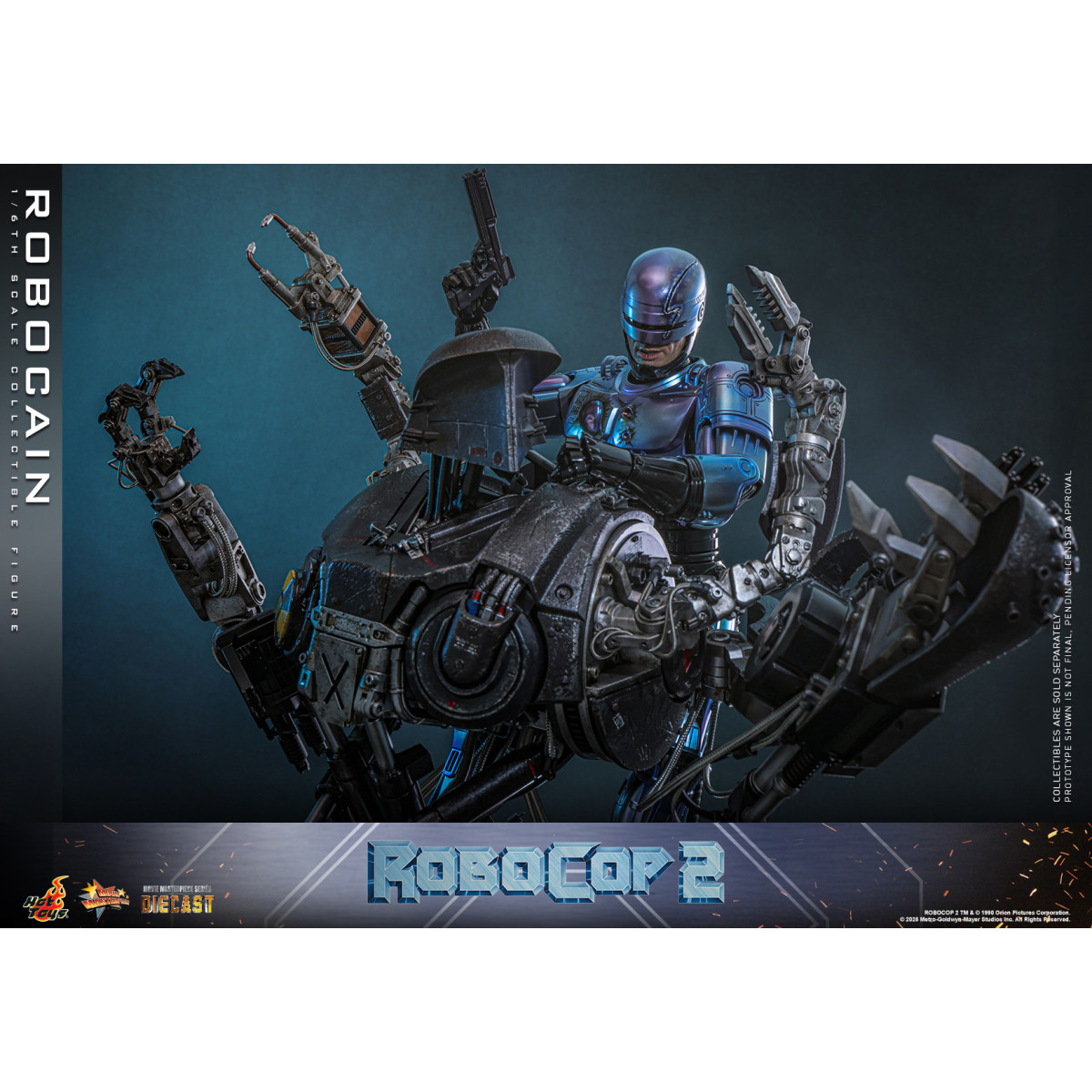 Hot Toys - RoboCop 2 - RoboCain Movie Masterpiece action figure 1/6