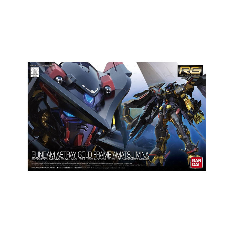 Bandai - Gunpla - Gundam 1/144 RG - MBF-P01-Re2AMATU Gundam Astray Goldframe Amatsu Mina - Mobile Suit Gundam Seed Astray