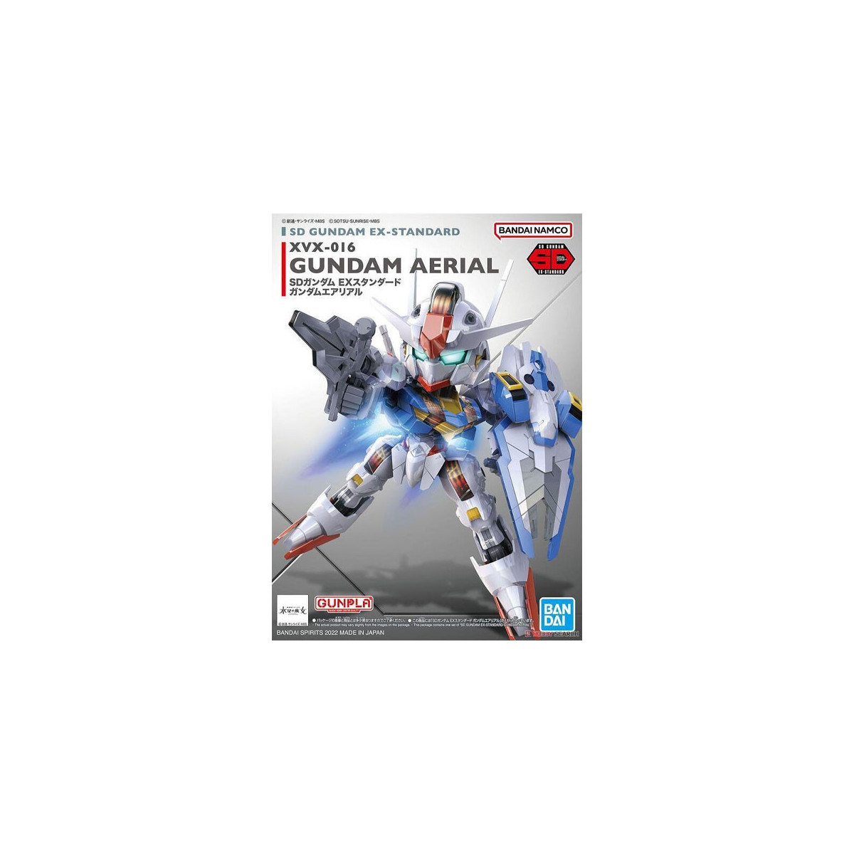 Bandai - Gunpla - SD Gundam Ex-Standard - XVX-016 Gundam Aerial - MOBILE SUIT Gundam: La strega di Mercurio