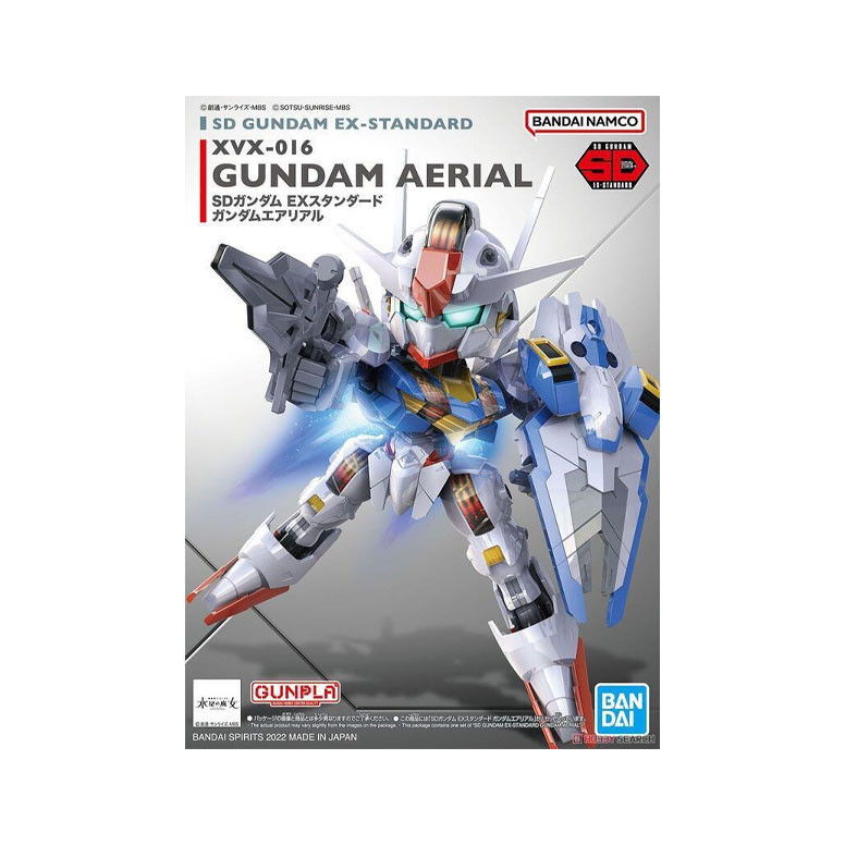 Bandai - Gunpla - SD Gundam Ex-Standard - XVX-016 Gundam Aerial - MOBILE SUIT Gundam: La strega di Mercurio