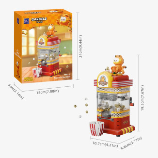 Pantasy - Garfield Serie Macchine Fantastiche - Garfield Macchina per pop corn (set da costruire)