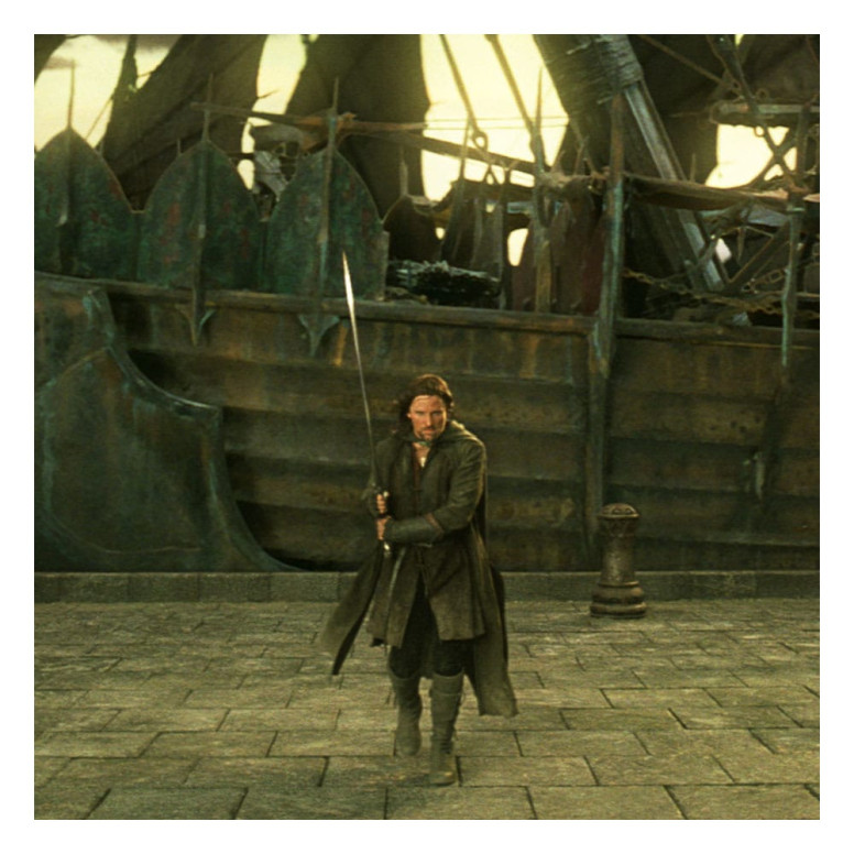 Weta - Statua in miniatura di Aragorn - Il Signore degli Anelli - LOTR