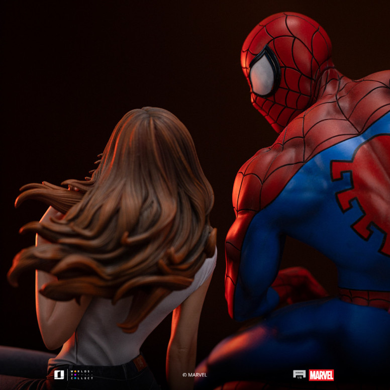 Iron Studios Marvel Comics - Spider-Man e MJ Diorama 1/6
