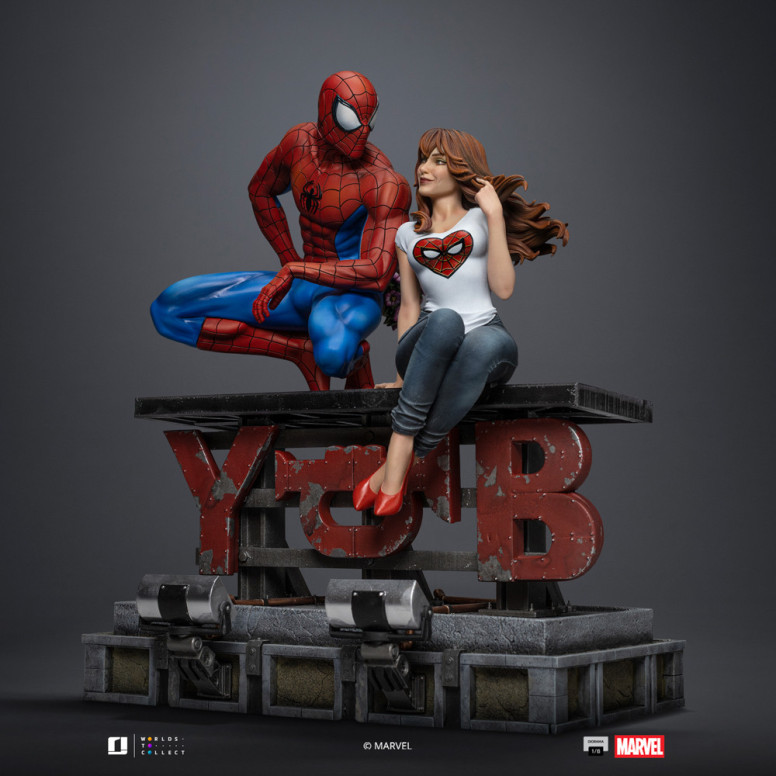 Iron Studios Marvel Comics - Spider-Man e MJ Diorama 1/6