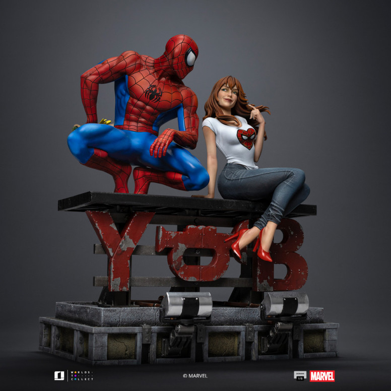 Iron Studios Marvel Comics - Spider-Man e MJ Diorama 1/6