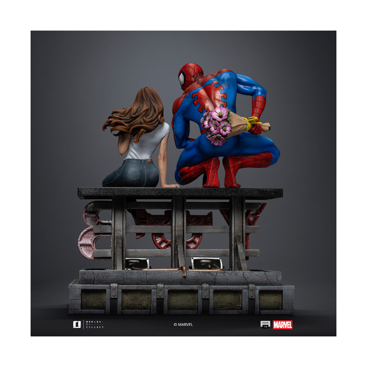 Iron Studios Marvel Comics - Spider-Man e MJ Diorama 1/6
