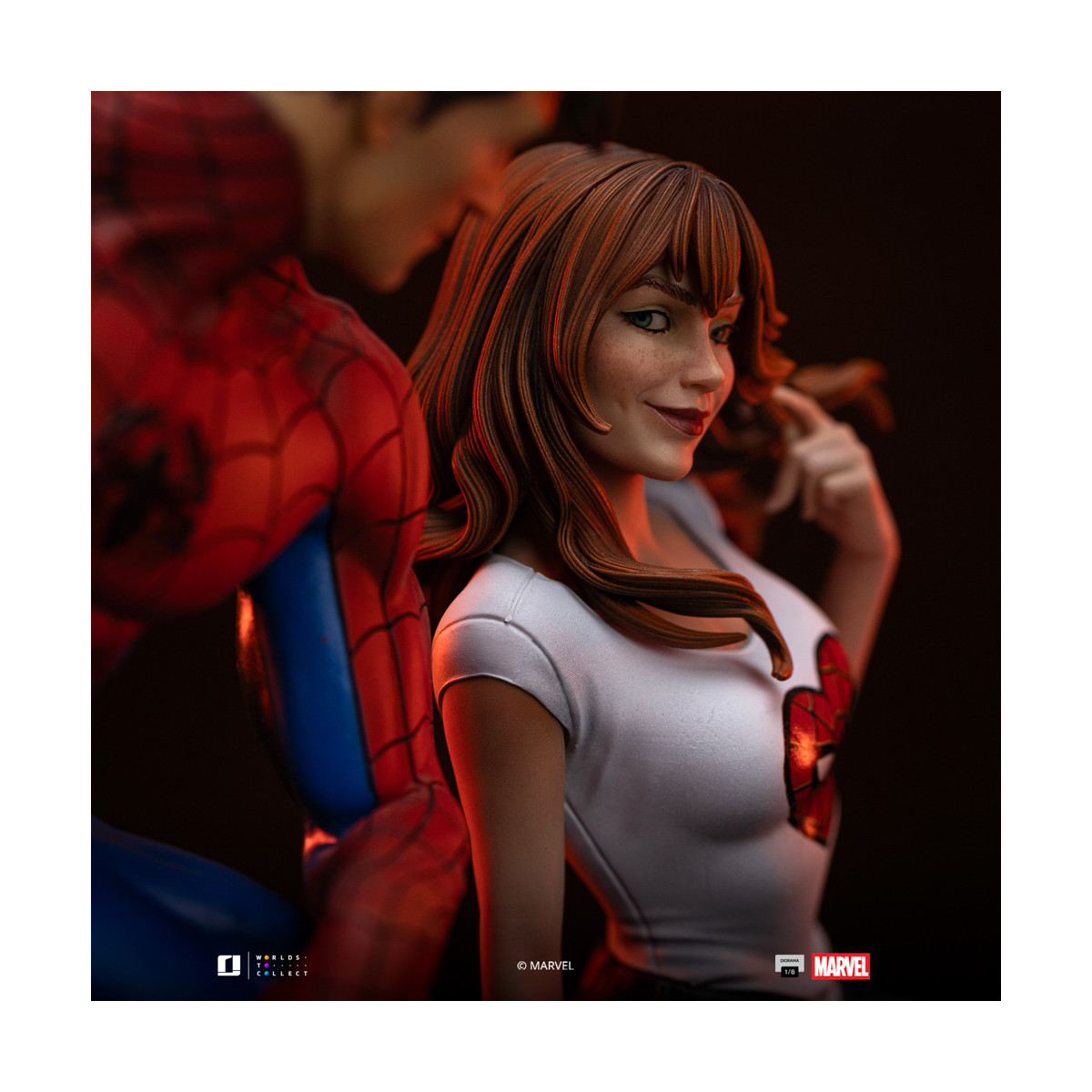 Iron Studios Marvel Comics - Spider-Man e MJ Diorama 1/6