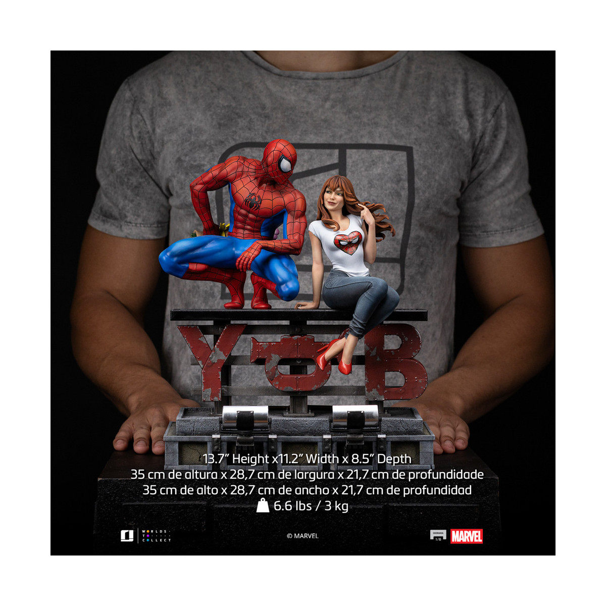 Iron Studios Marvel Comics - Spider-Man e MJ Diorama 1/6