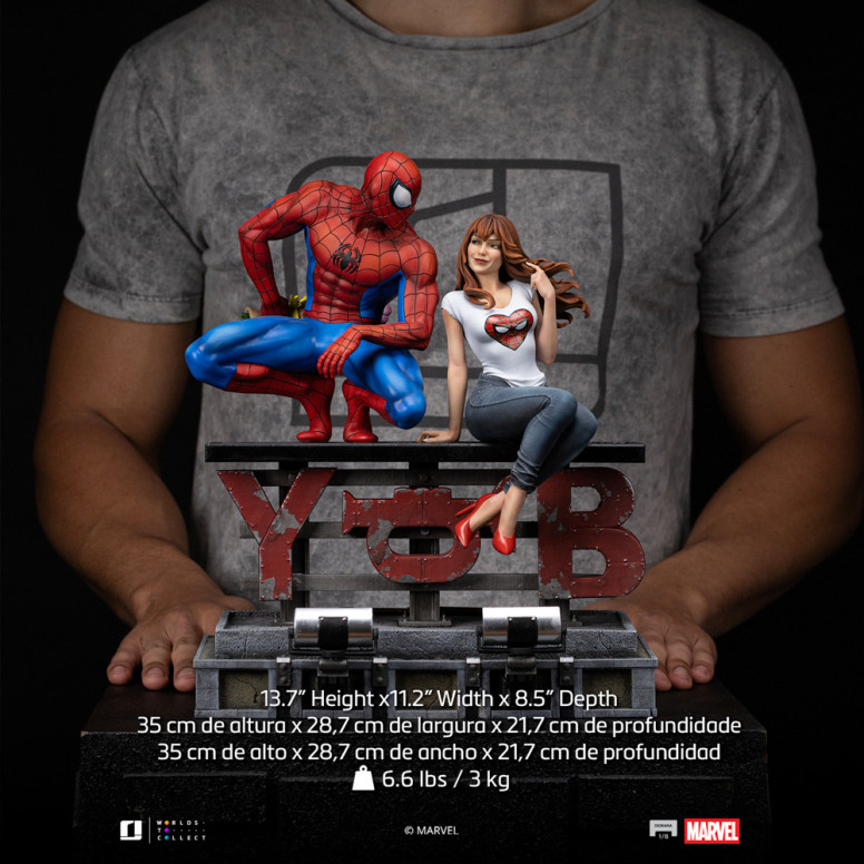 Iron Studios Marvel Comics - Spider-Man e MJ Diorama 1/6