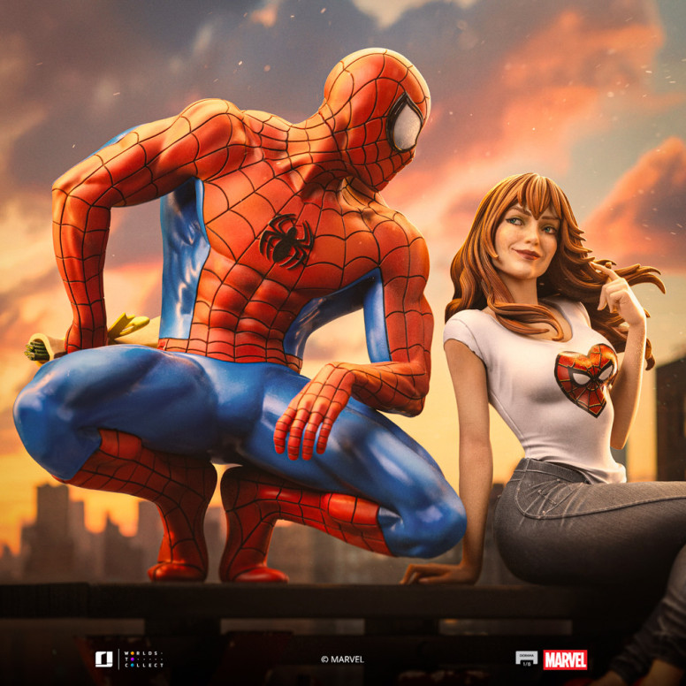 Iron Studios Marvel Comics - Spider-Man e MJ Diorama 1/6