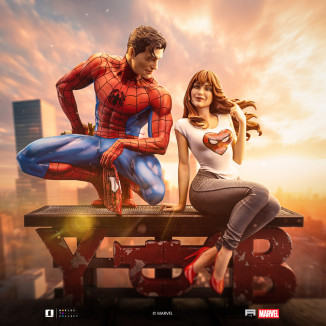Iron Studios Marvel Comics - Spider-Man e MJ Diorama 1/6