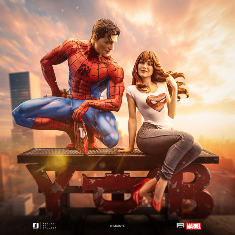 Iron Studios Marvel Comics - Spider-Man e MJ Diorama 1/6