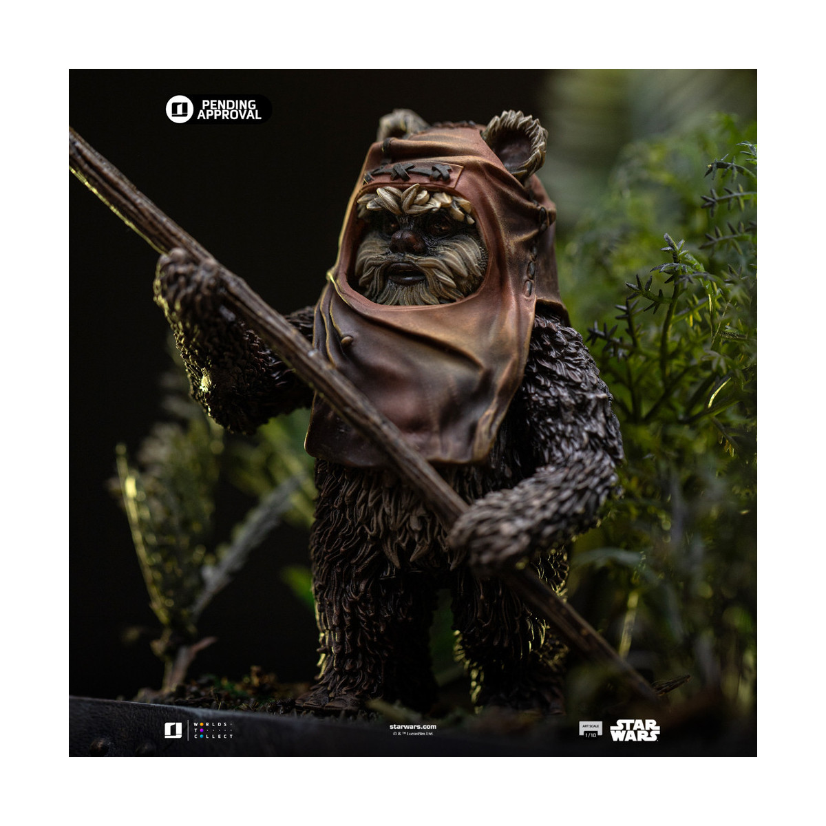 Iron Studios Star Wars - Leia e Wicket Art Scale 1/10 - Il ritorno dello Jedi