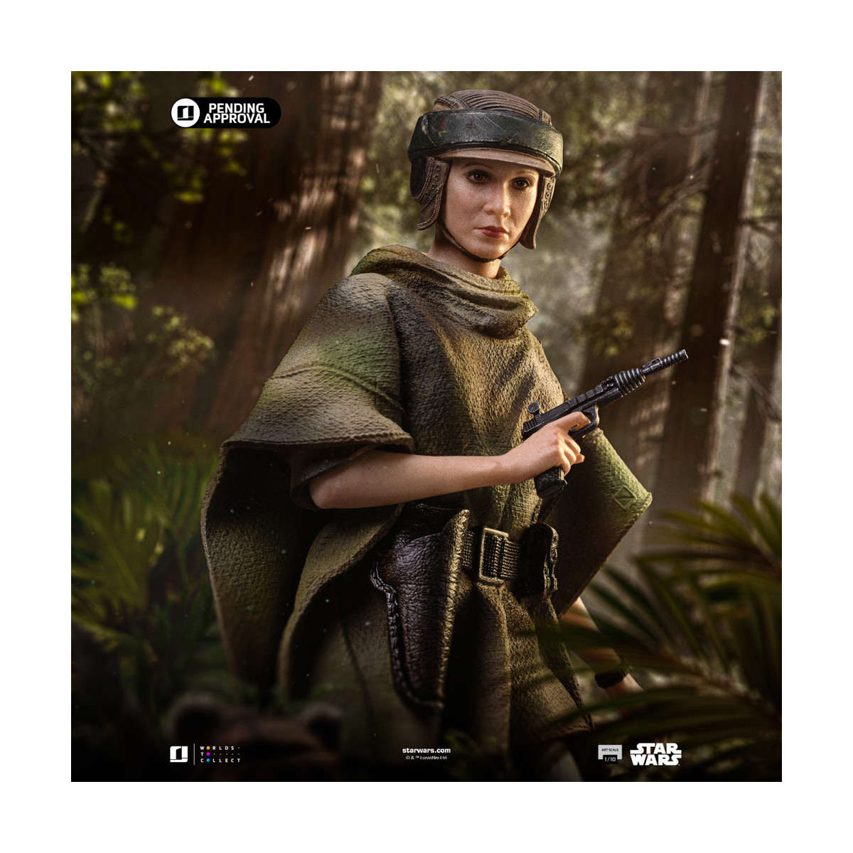 Iron Studios Star Wars - Leia e Wicket Art Scale 1/10 - Il ritorno dello Jedi