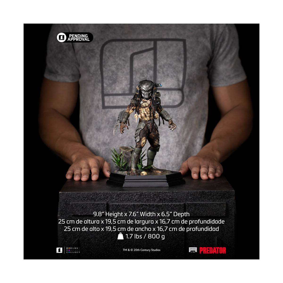 Iron Studios Predator Jungle Hunter - Arte in scala 1/10