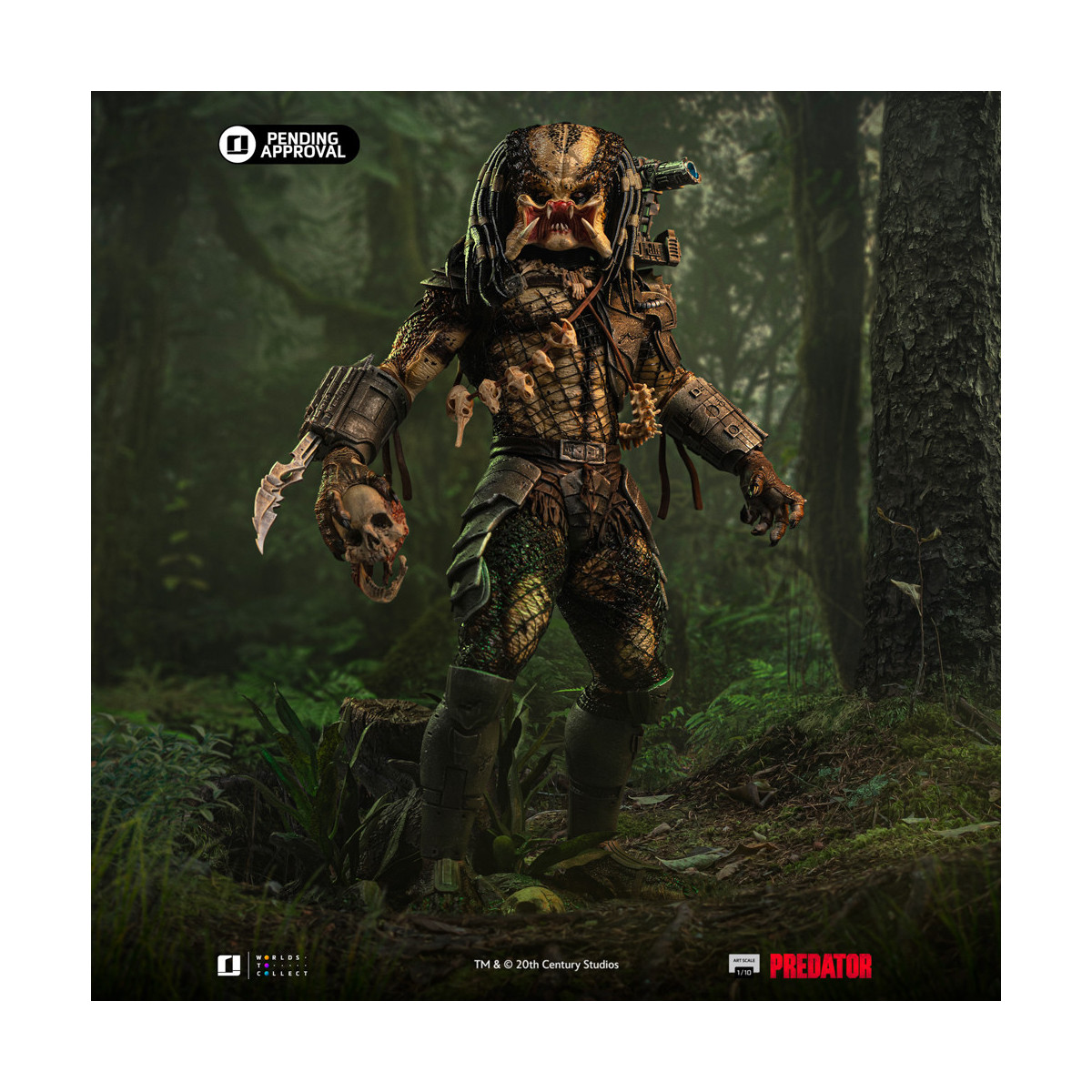 Iron Studios Predator Jungle Hunter - Arte in scala 1/10