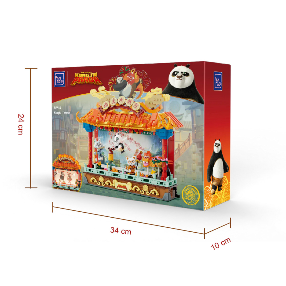 Pantasy - Kung Fu Panda - Teatro del Kung Fu (set di costruzione)