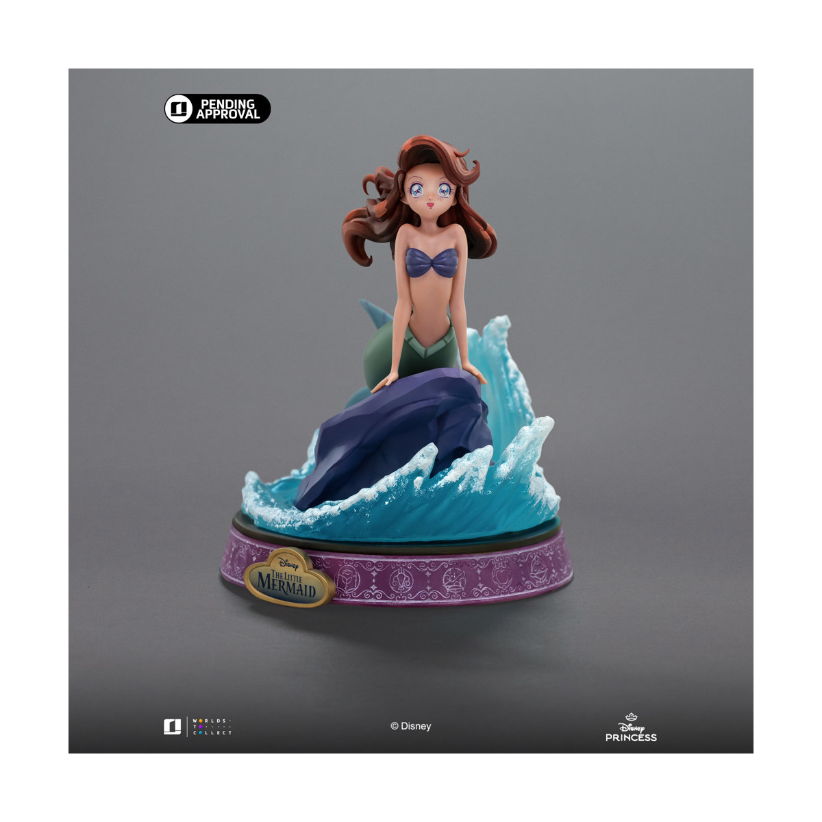 Iron Studios Disney Princess - Ariel Principessa Anime in scala 1/10