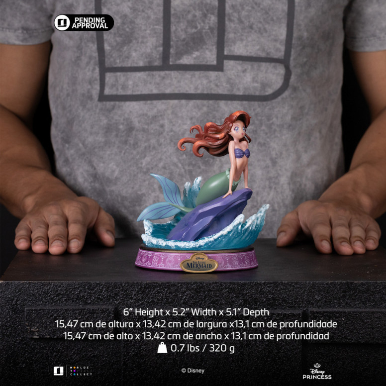 Iron Studios Disney Princess - Ariel Principessa Anime in scala 1/10