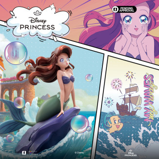 Iron Studios Disney Princess - Ariel Principessa Anime in scala 1/10