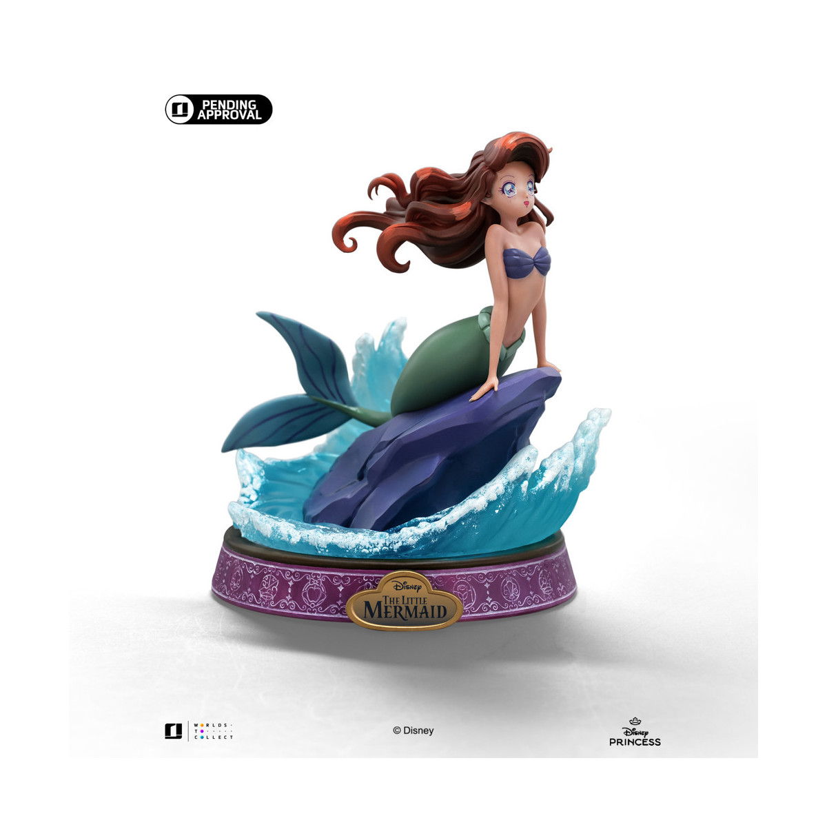 Iron Studios Disney Princess - Ariel Principessa Anime in scala 1/10