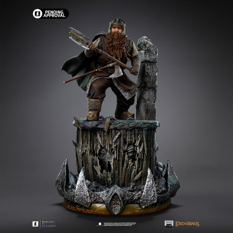 Iron Studios - Gimli scatenato - Il Signore degli Anelli - LOTR Unleashed Art Scale 1/10