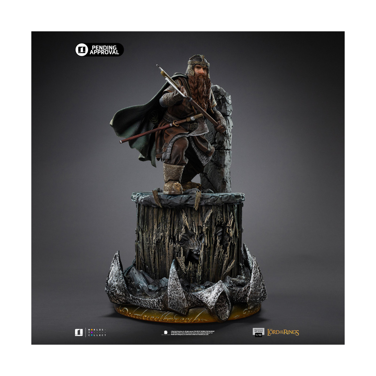 Iron Studios - Gimli scatenato - Il Signore degli Anelli - LOTR Unleashed Art Scale 1/10