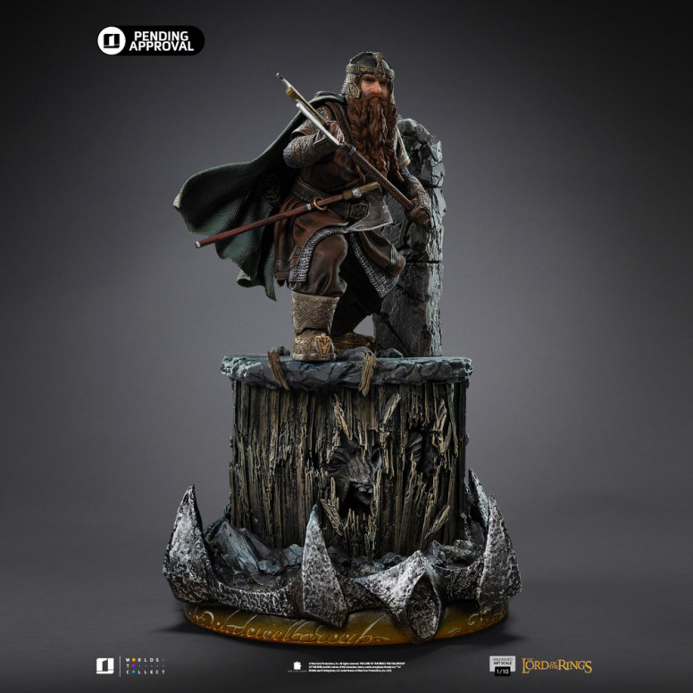 Iron Studios - Gimli scatenato - Il Signore degli Anelli - LOTR Unleashed Art Scale 1/10