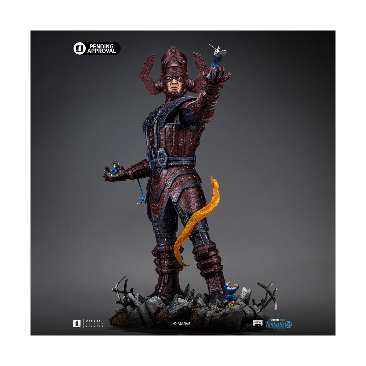 Iron Studios - Marvel Fantastic 4 - Galactus Diorama Deluxe Demi Art Scala 1/20