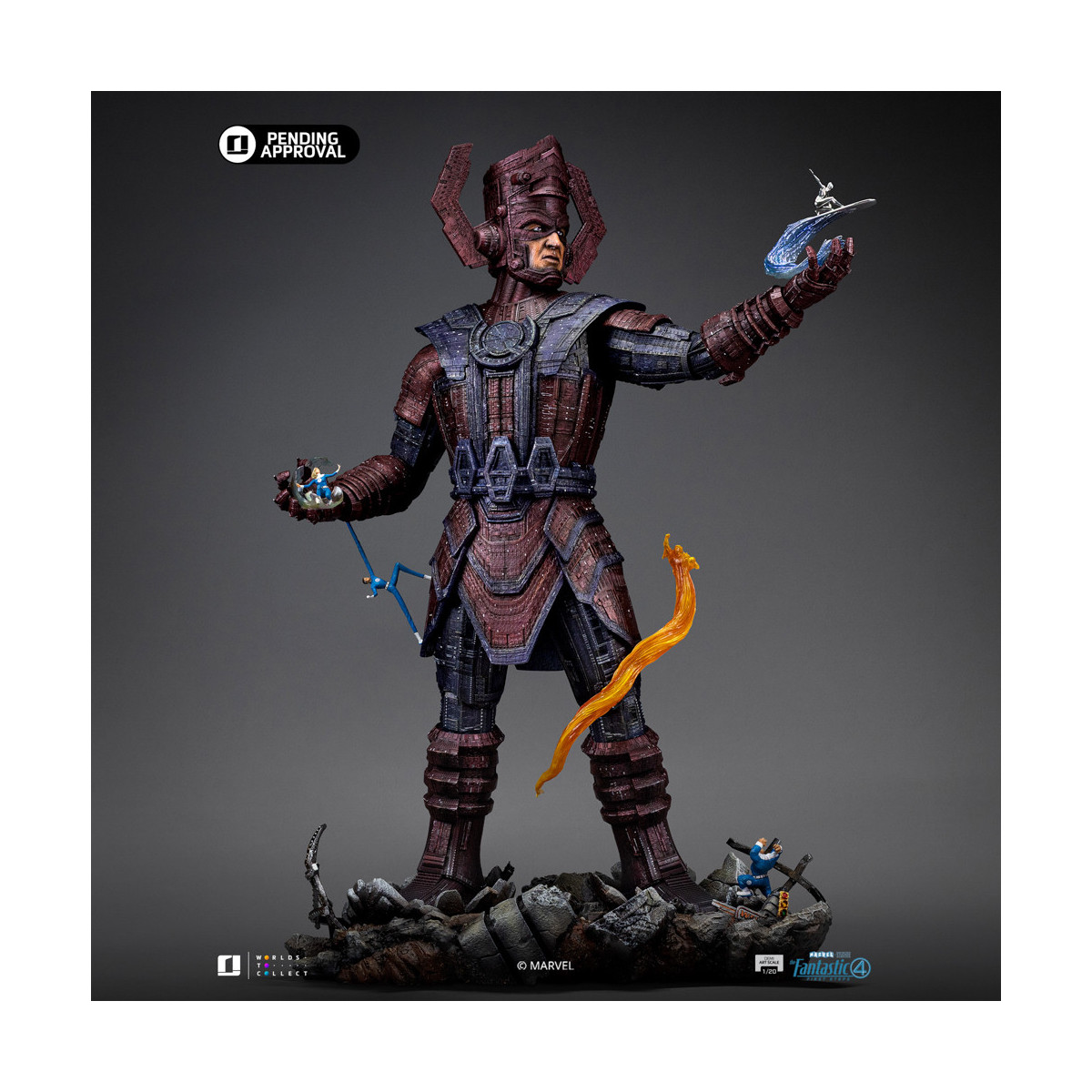 Iron Studios - Marvel Fantastic 4 - Galactus Diorama Deluxe Demi Art Scala 1/20