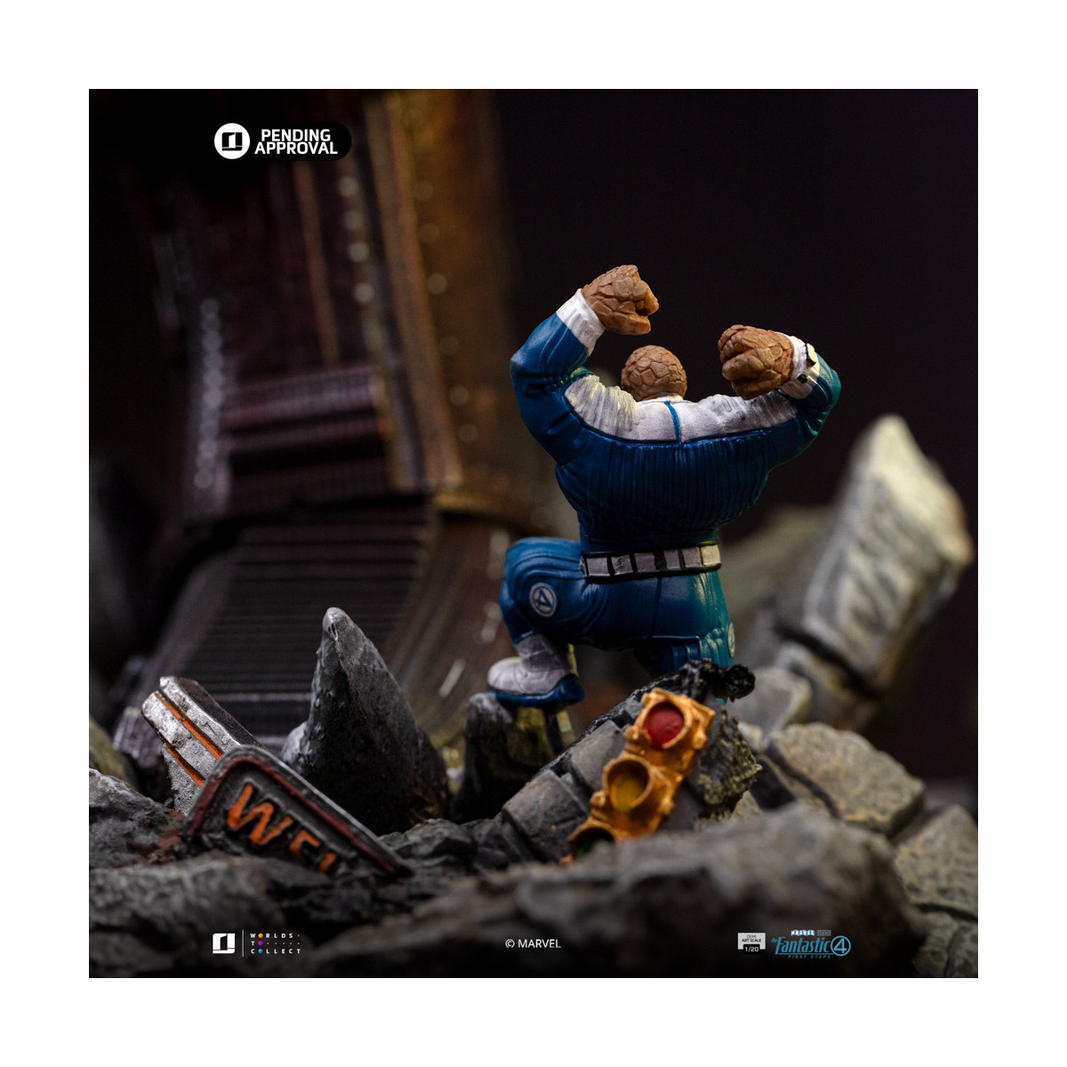 Iron Studios - Marvel Fantastic 4 - Galactus Diorama Deluxe Demi Art Scala 1/20